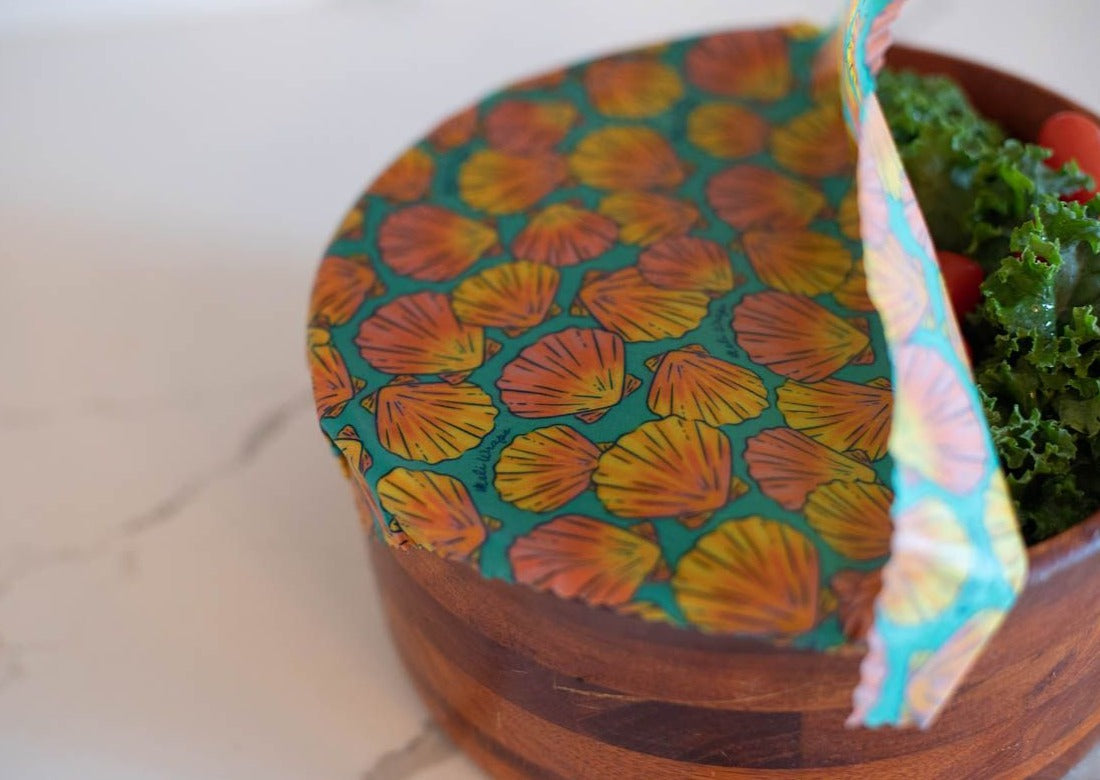 Beeswax Wrap Variety Pack - Ocean Print