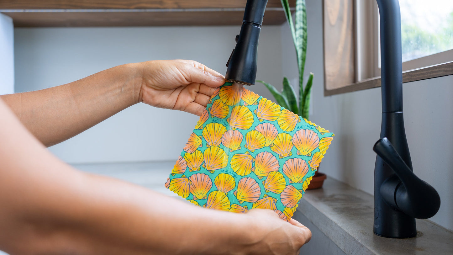 Beeswax Wrap Variety Pack - Ocean Print